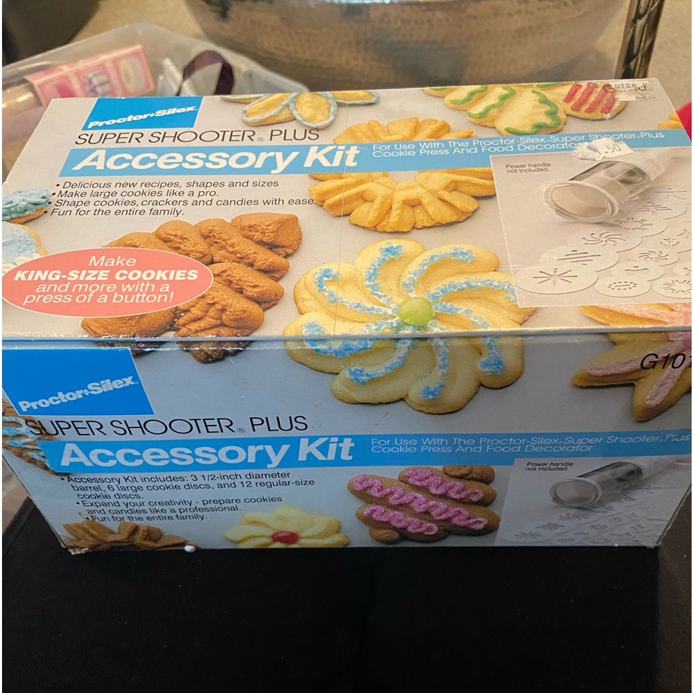 Accessory kit for Super Shooter cookie Press